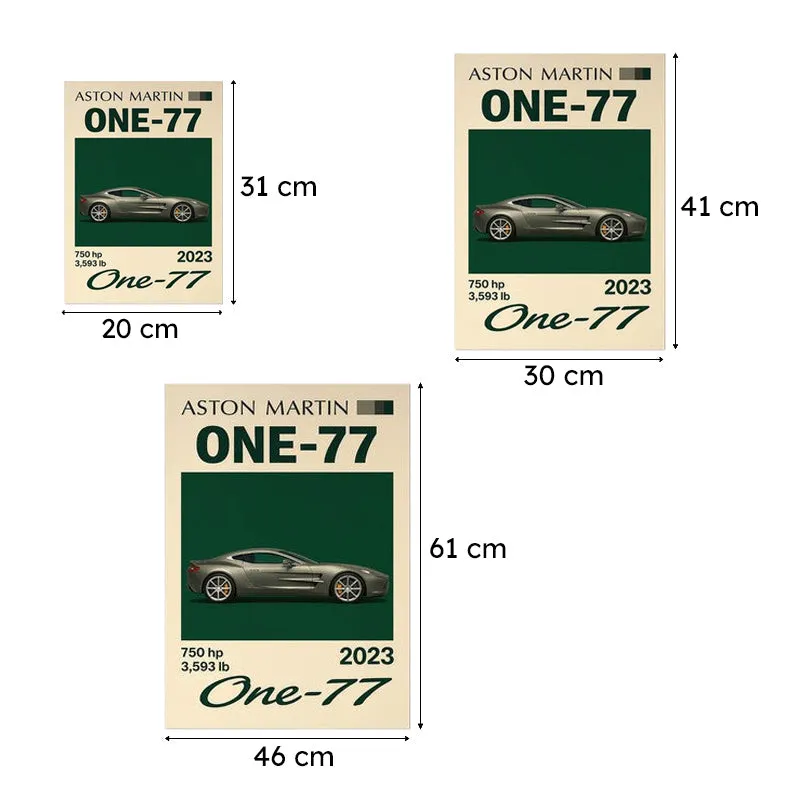 Aston Martin One-77 Wall Poster media 9