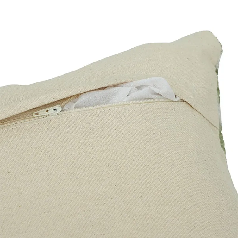 DiagMatrix Cushion Cover (Olive) - Set Of Two media 5