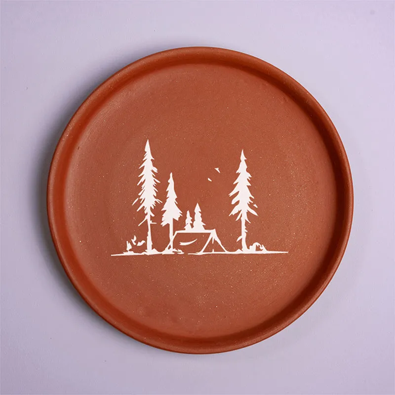 Pine Camp Terracotta Wall Plate media 4