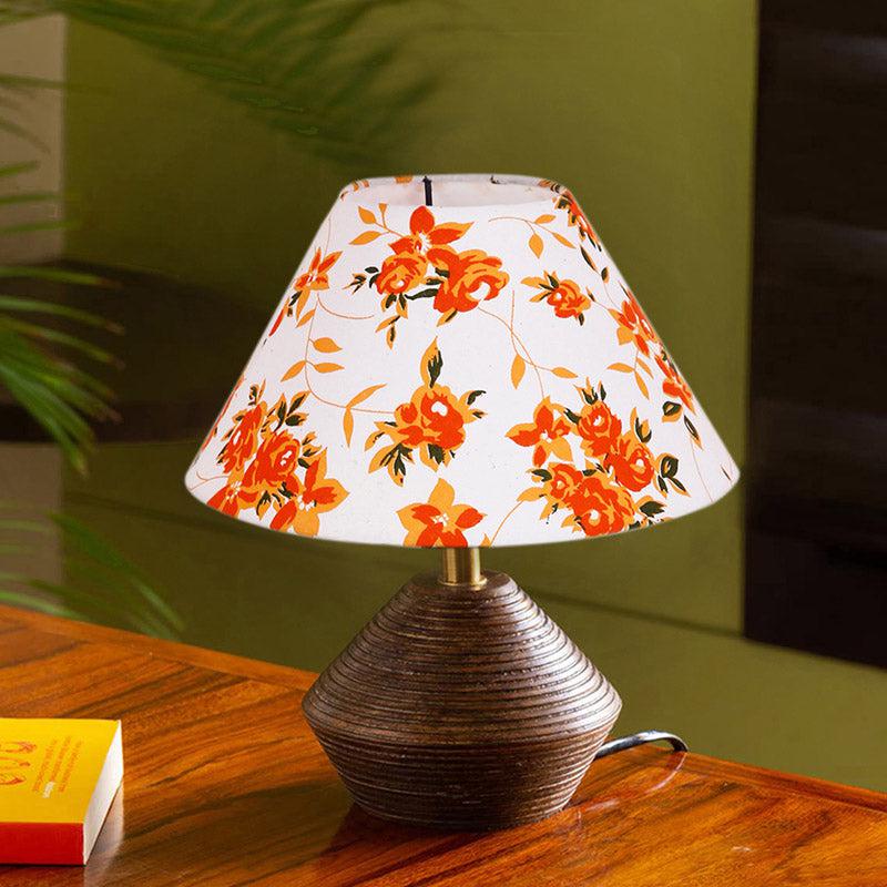 Ibis Yami Cone Wooden Table Lamp - Multicolor