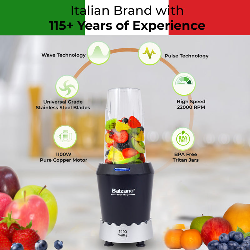 Balzano Ultra-Speed Bullet Grinder - 1100 W media 4