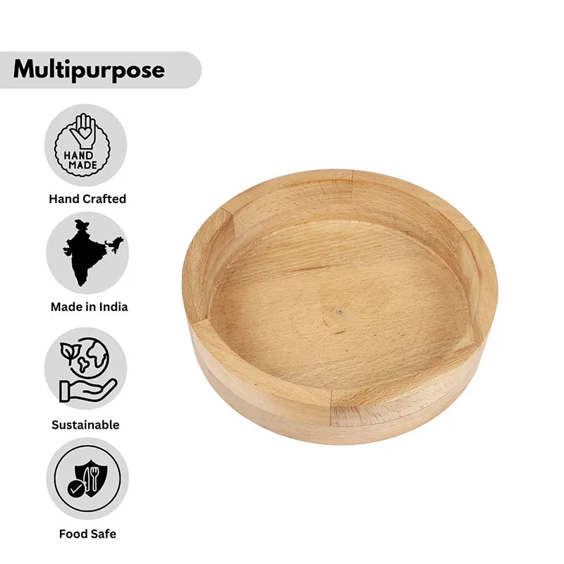 Timberine Sheesham Wood Casserole media 4