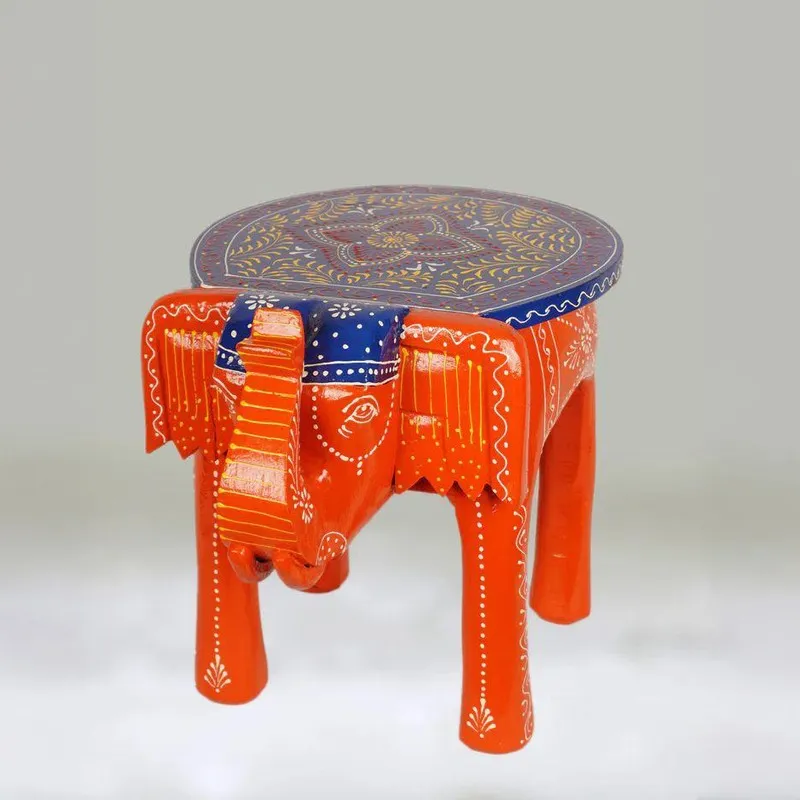 The Painted Pachyderm Stools - Multicolor media 4