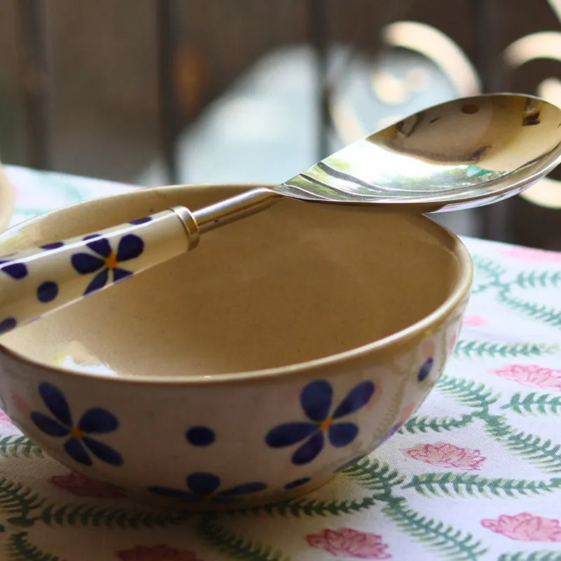 Petal Drop Steel Serving Spoom media 3