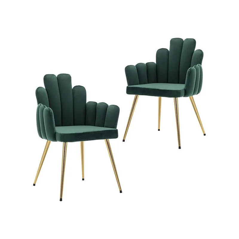 Alverra Metal Accent Chair - Green media 8
