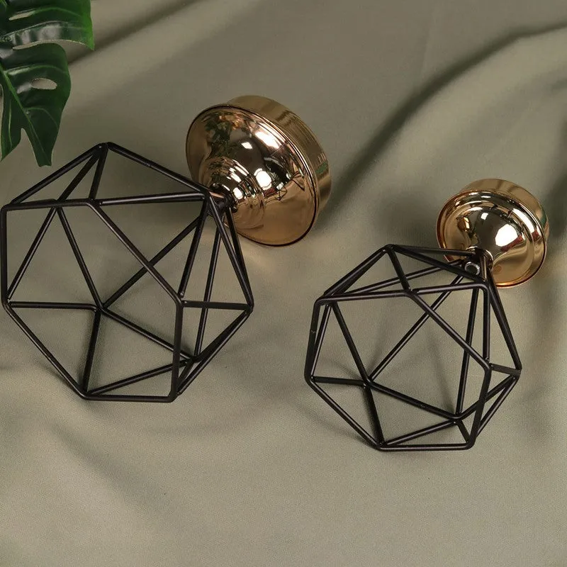 GeoGlow Candle Holder - Set Of Two media 3