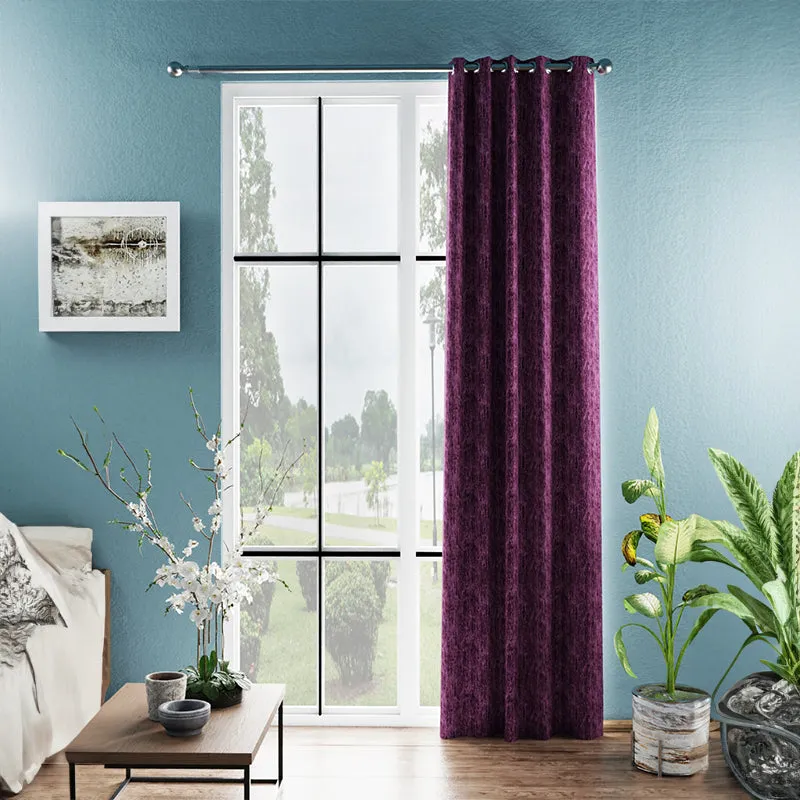 Clovar Blackout Curtain - Grape media 1