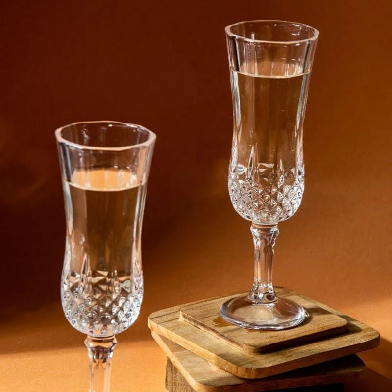 Blair Gala Flute Glasses (180 ml) - Set Of Four media 3