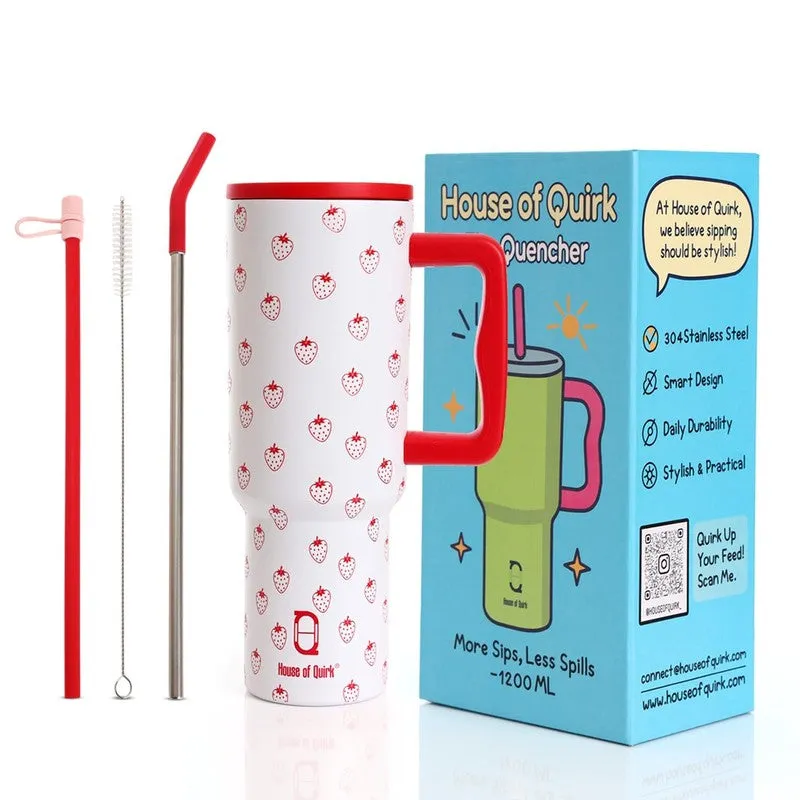 Berry Bliss Stainless Steel Tumbler - 1200 ML media 6
