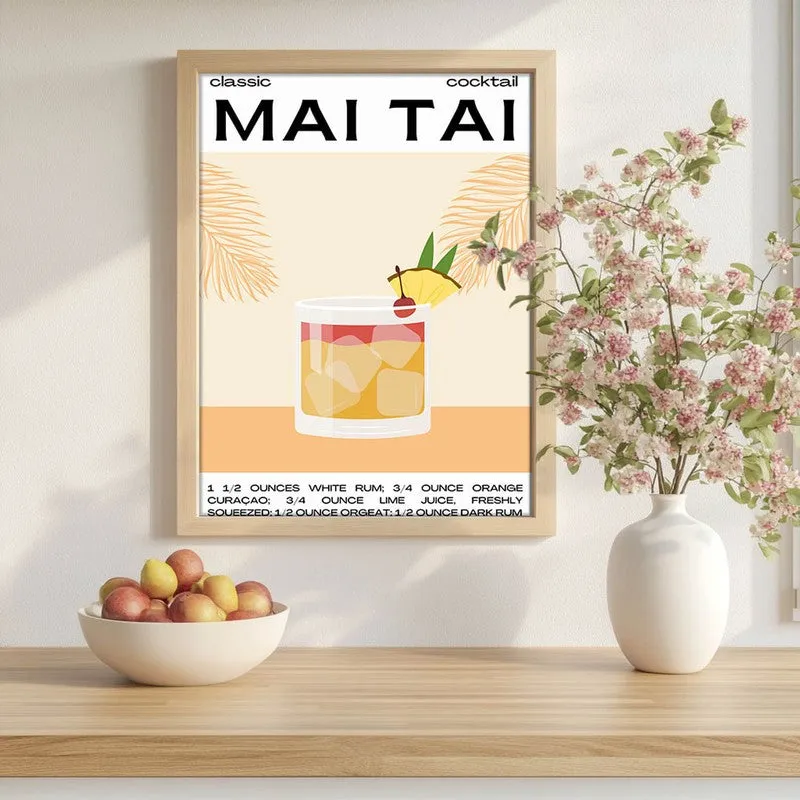 MaiTai Archival Canvas Wall Art - Brown media 1