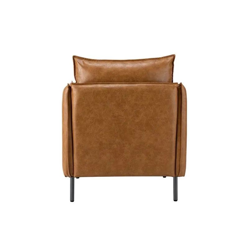 Sculpta Neem Wood Accent Chair - Brown media 7