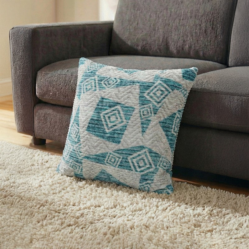 SquareDrift Cushion Cover - Blue