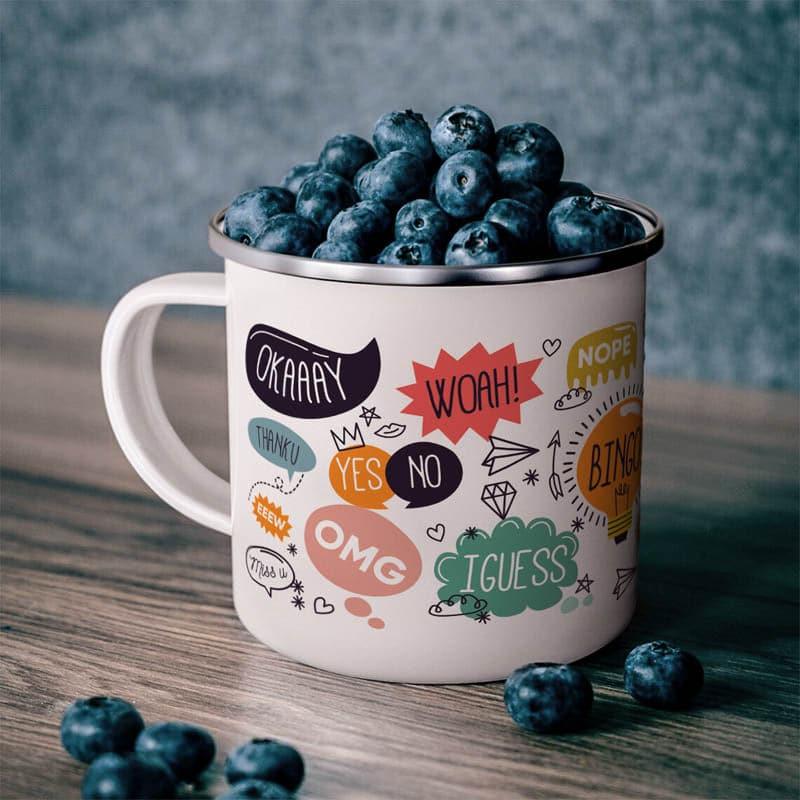 Funky Stainless Steel Coffee Mug (330 mL) media 5