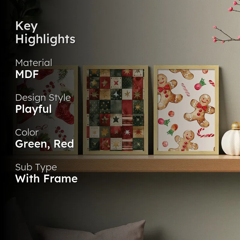 Twinkella Wall Painting - Set Of Three media 2