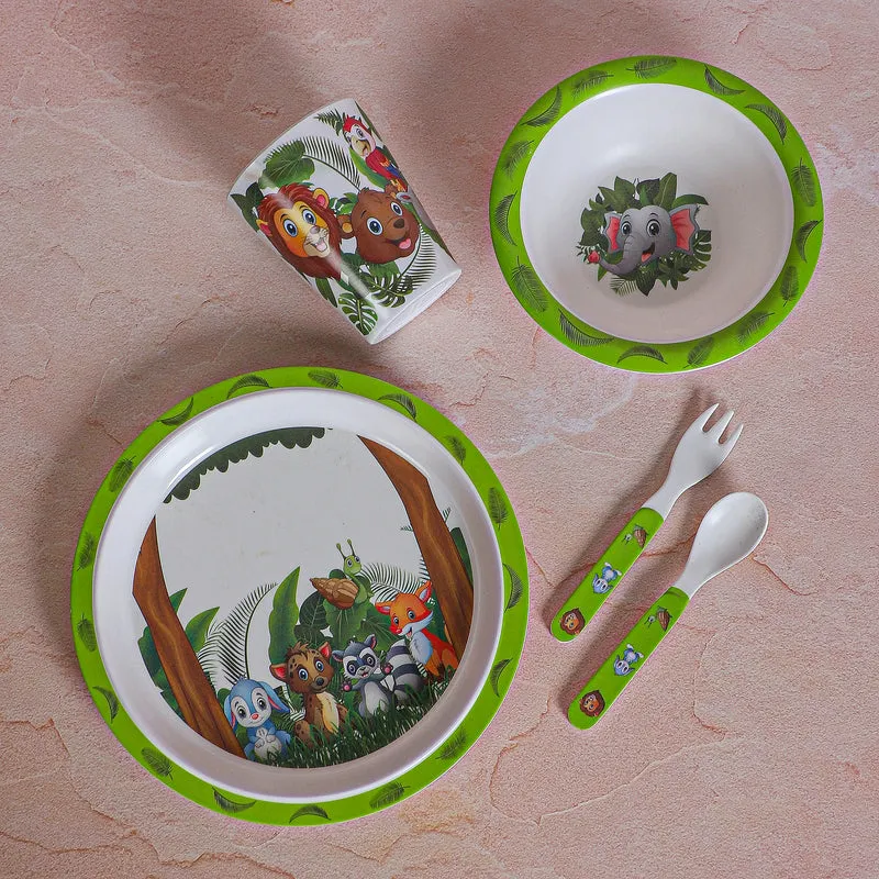 Jungle Mania Kids Dinner Set - Five Piece Set media 5