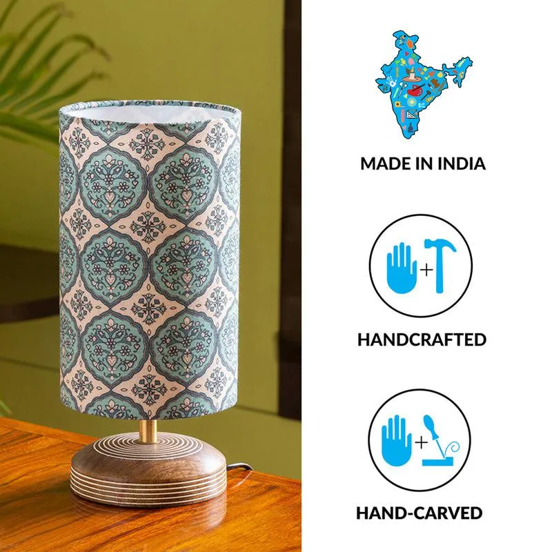 Kairi Handcrafted Mango Wood Table Lamp media 6
