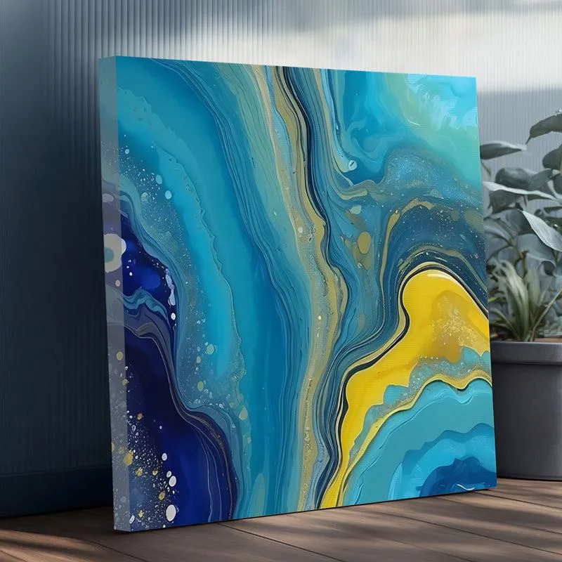 Glaze Flow Canvas Wall Art media 4