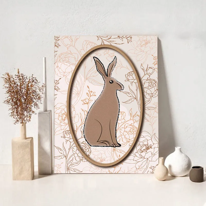 Bunny Vines Wall Art media 1