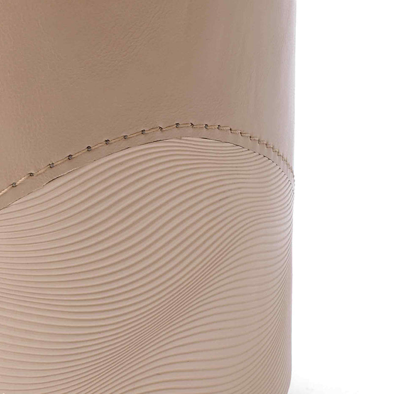 Veltrix Faux Leather Pen Stand - Beige media 5
