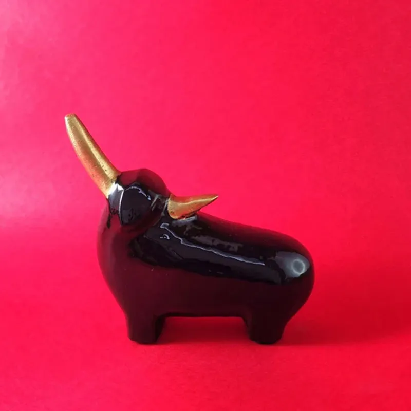 Taurus Bull Showpiece - Set Of Two media 3