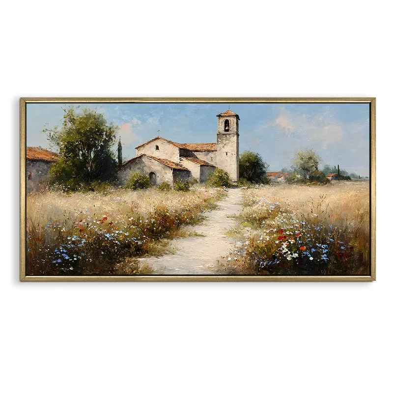 Old Homestead Canvas Wall Painting With Frame media 3