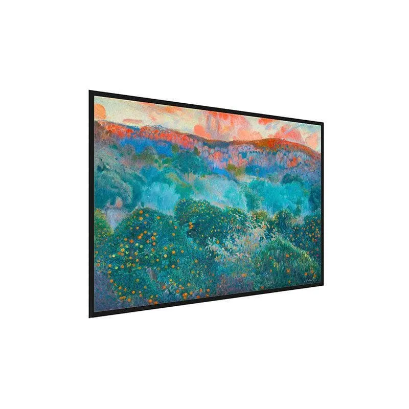 Sun Of Dawn Canvas Wall Painting - Black Frame media 3