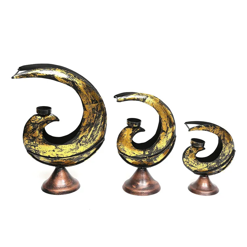 Mayura Arc Tea Light Holder - Set Of Three media 3