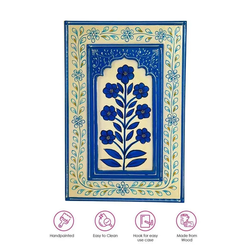 Kalpa Floral Wall Art & Paintings - Blue media 6