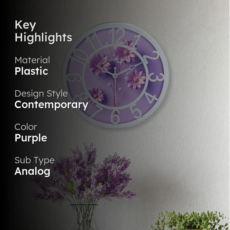 Risto Sweep Silent Wall Clock media 2