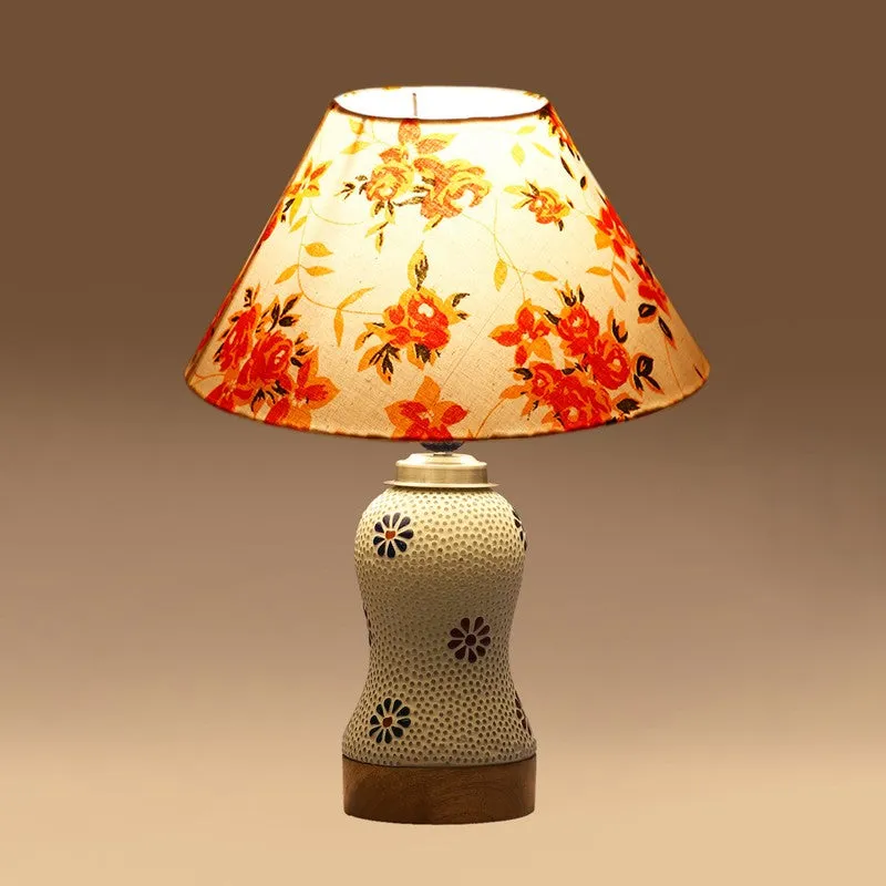 Espera Fleur Cone Wooden Table Lamp - Multicolor media 7