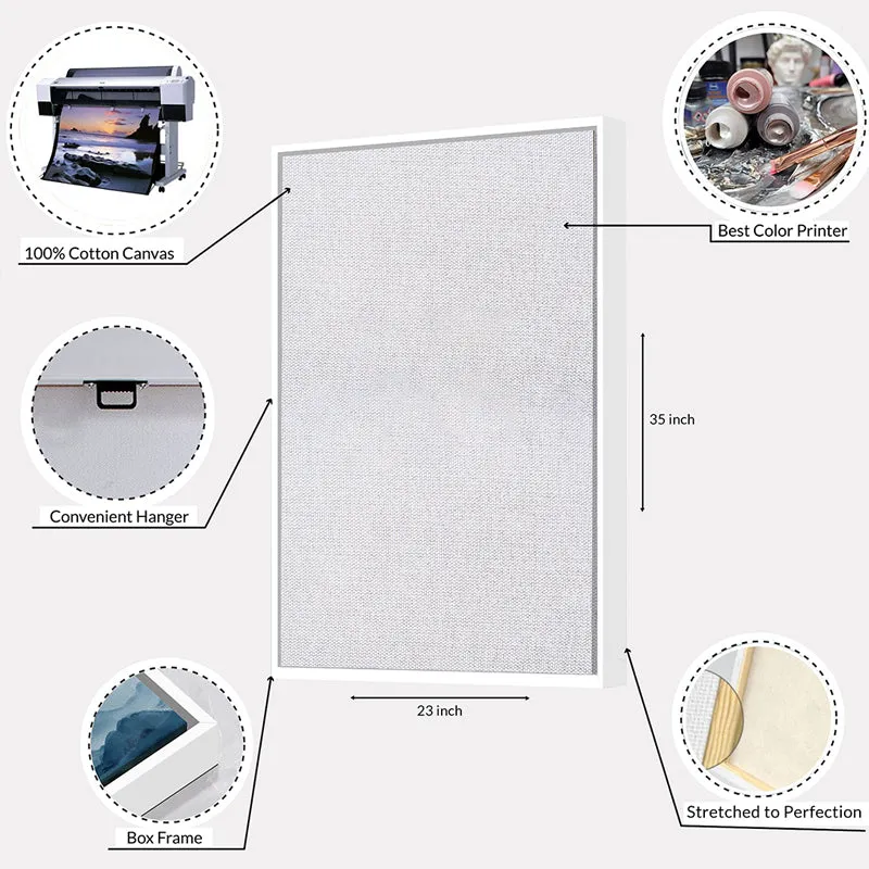 Titli Petals Wall Art With Frame media 4