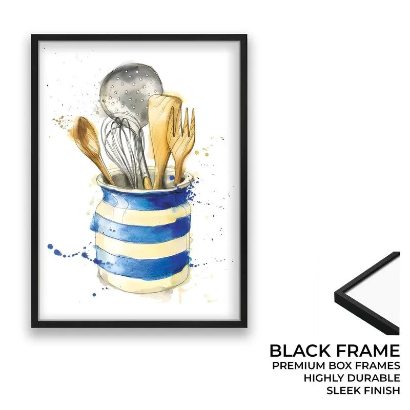 Spoon Studio Archival Canvas Wall Art - Black media 8