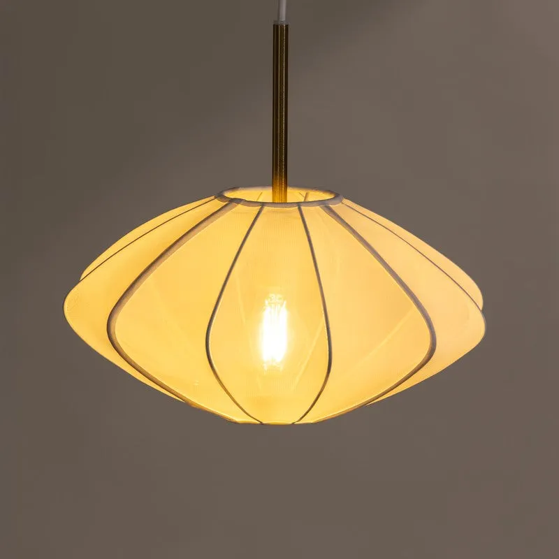 Fig Living Luxe Collection Fabric Ceiling Lamp - Tokyo Lamp media 8