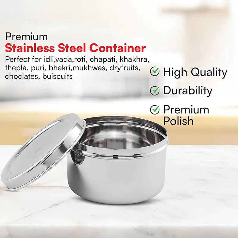Old School Stainless Steel Storage Container - 2750 mL media 5
