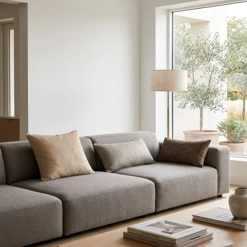 Style Nest Polyester Cushion Cover - Set of Three Self Design Polyester media 3