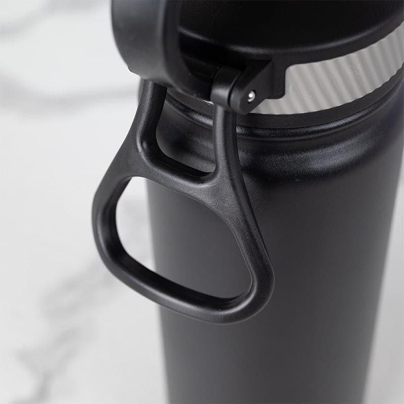 Macro Bliss Hot & Cold Thermos Water Bottle (Grey & Black, 750 mL Each) - Set Of Two media 5