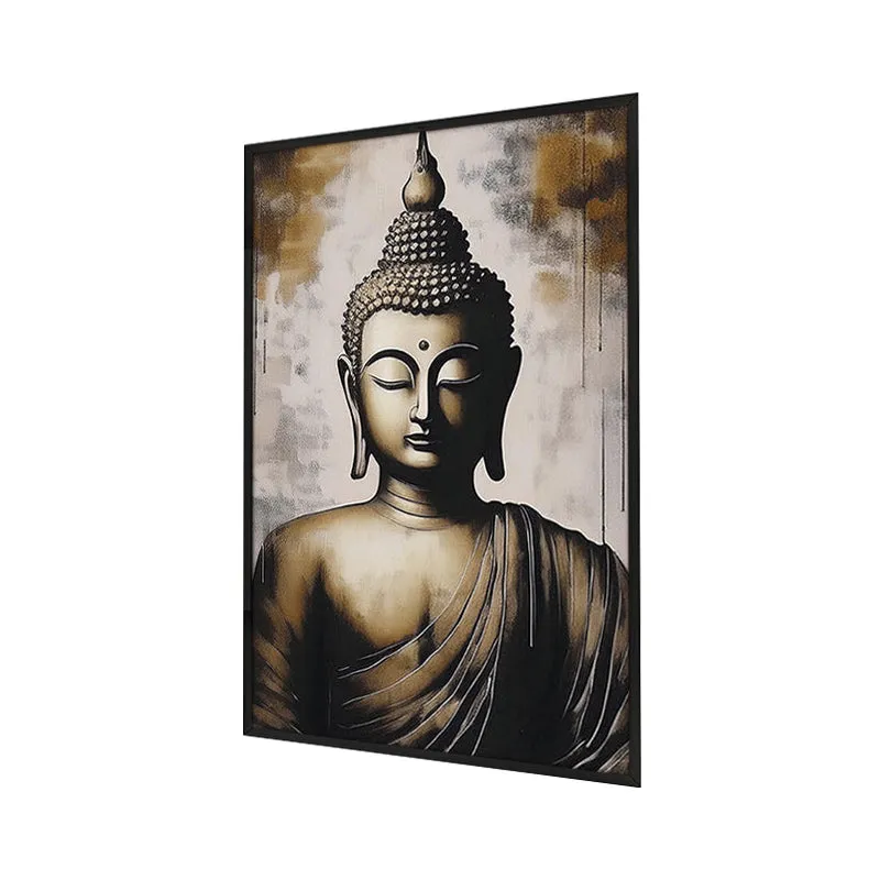 Mystical Buddha Wall Painting With Frame media 3