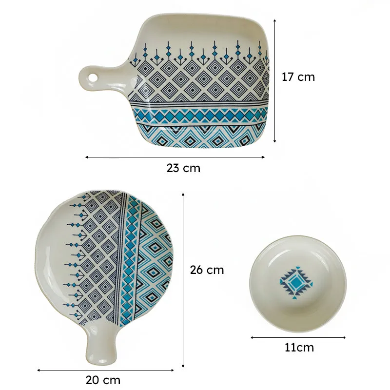 Jivo Chic Porcelain Serving Set - Four Piece Set media 8