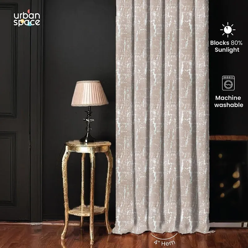 Urban Space Dusk Blackout Curtain (Beige) - Set Of Two media 6