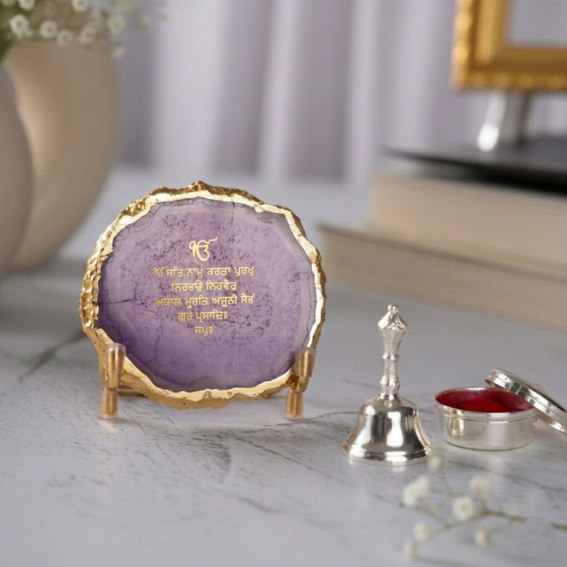 Aventi Omkar Mantra Agate Showpiece media 3