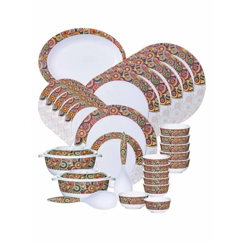 Servewell Ashley Melamine Dinner Set - 31 Piece Set media 3