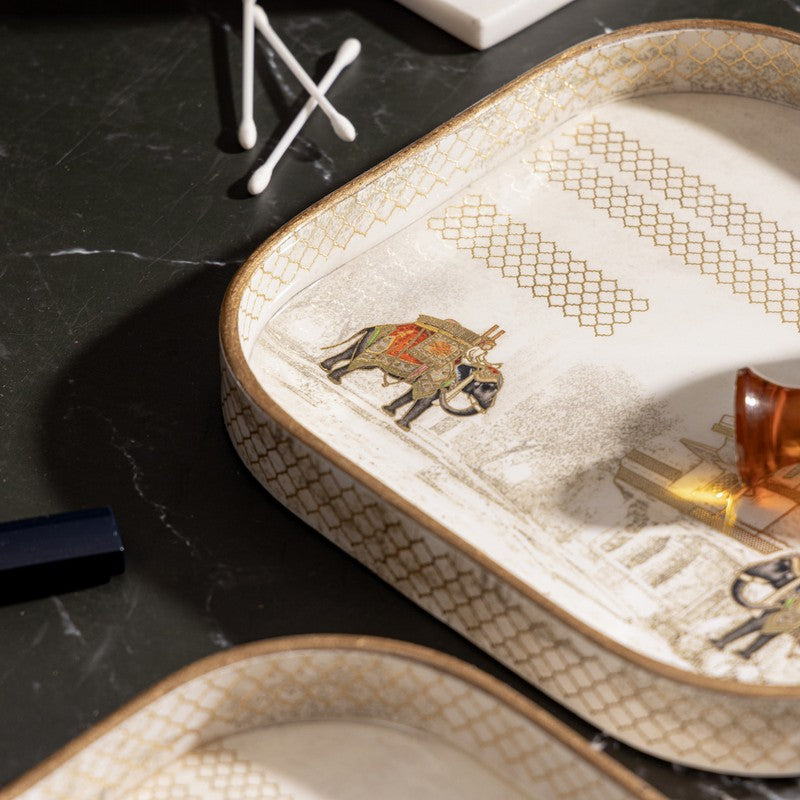 Shahi Savari Serving Tray - Set Of Two media 5