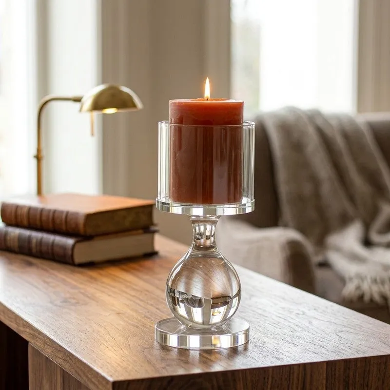 Celestique Light Crystal Candle Holder media 1