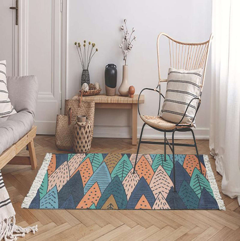 Leafy Lemour Cotton Runner Rug media 5