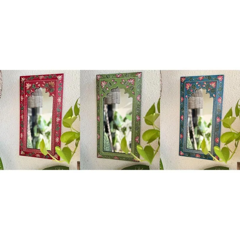 Aranya Bloom Wall Mirror - Set Of Three media 3
