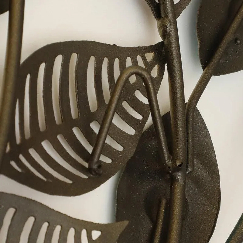 Peacock Leaves Metal Wall Accent media 5