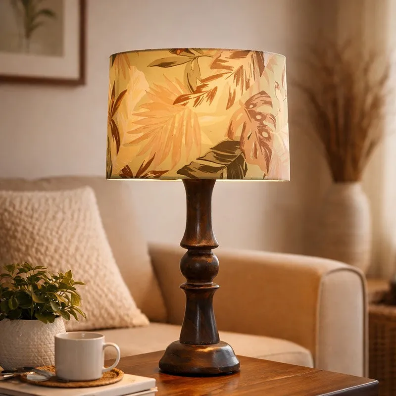 LeafBloom Wooden Table Lamp media 3