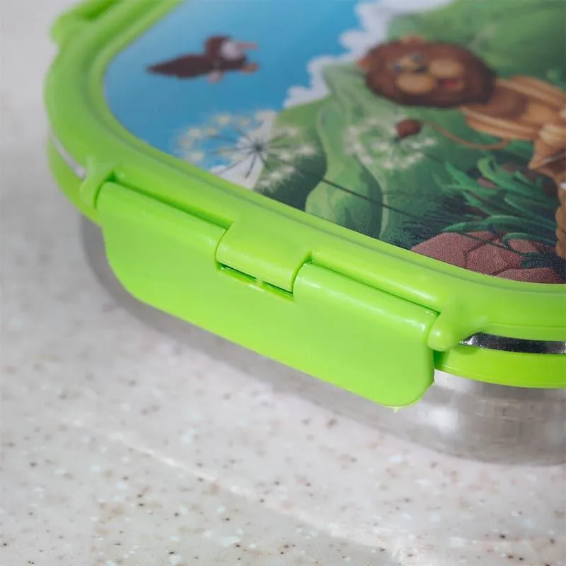 Jungle Holly Green Lunch Box (775/150 mL) - Two Piece Set media 4