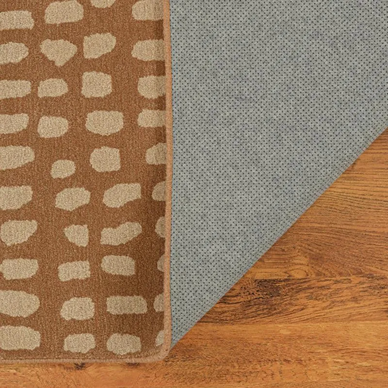 Elatus Hand Tufted Abstract Wool & Nylon Carpet - Brown media 5