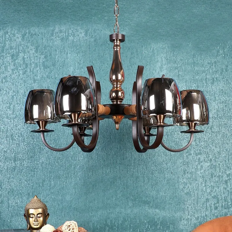 Lanthrite III Chandelier - Smokey media 3